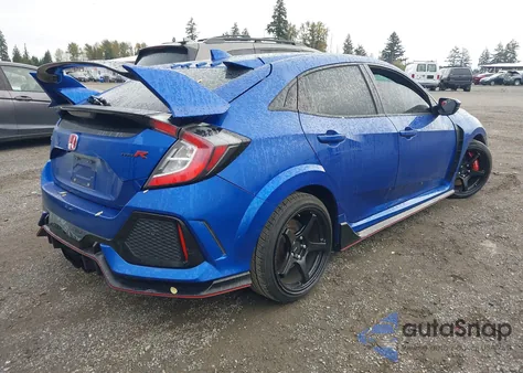 2017 Honda Civic Type R Touring из США, поврежденный, VIN SHHFK8G76HU200947